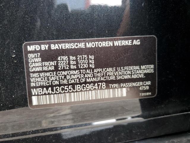 Photo 12 VIN: WBA4J3C55JBG96478 - BMW 430XI GRAN 