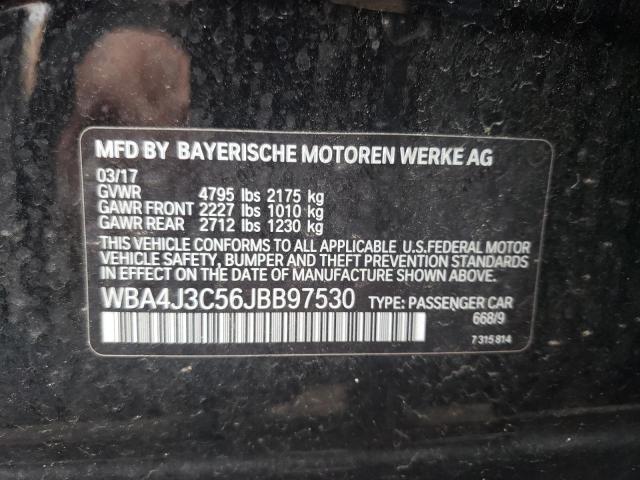 Photo 9 VIN: WBA4J3C56JBB97530 - BMW 430XI GRAN 