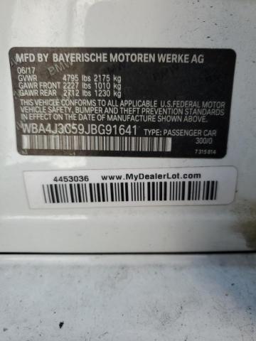 Photo 11 VIN: WBA4J3C59JBG91641 - BMW 430XI GRAN 