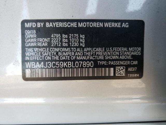 Photo 12 VIN: WBA4J3C59KBL07890 - BMW 4 SERIES 