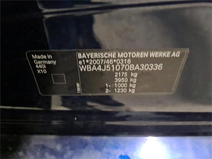 Photo 8 VIN: WBA4J51070BA30336 - BMW 440 