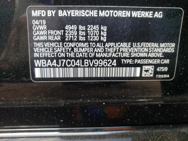 Photo 9 VIN: WBA4J7C04LBV99624 - BMW 440XI GRAN 