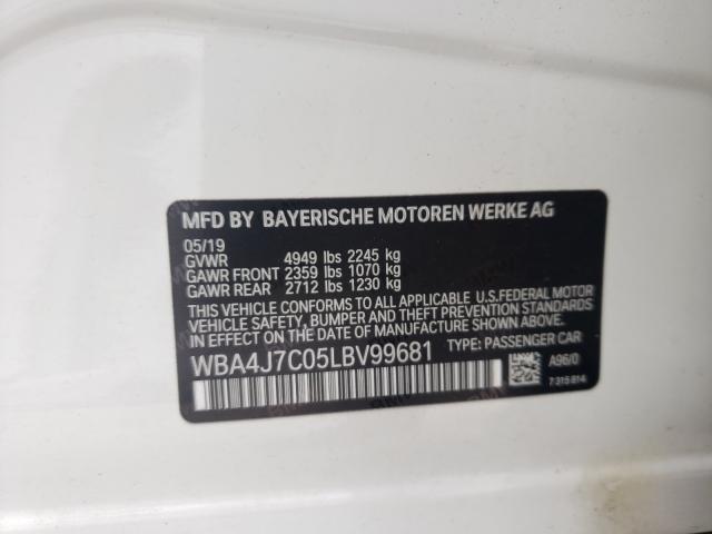 Photo 9 VIN: WBA4J7C05LBV99681 - BMW 440XI GRAN 