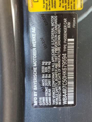 Photo 11 VIN: WBA4R7C50HK679594 - BMW 430I 