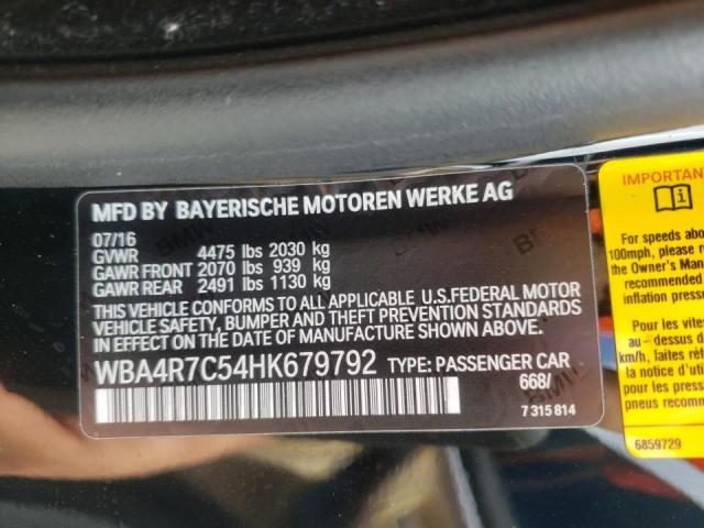 Photo 9 VIN: WBA4R7C54HK679792 - BMW 430I 