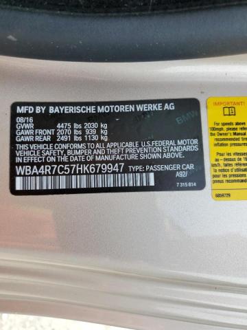 Photo 9 VIN: WBA4R7C57HK679947 - BMW 430I 