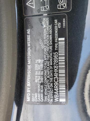 Photo 11 VIN: WBA4R9C34HK878965 - BMW 4 SERIES 