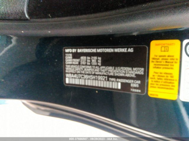 Photo 8 VIN: WBA4U7C36H5H19921 - BMW 430I 