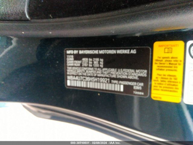 Photo 8 VIN: WBA4U7C36H5H19921 - BMW 430I 