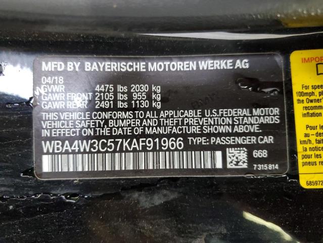 Photo 12 VIN: WBA4W3C57KAF91966 - BMW 430I 