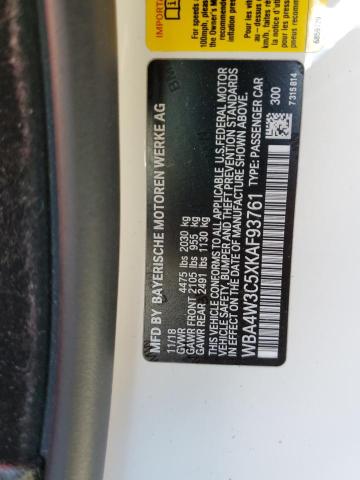 Photo 11 VIN: WBA4W3C5XKAF93761 - BMW 430I 