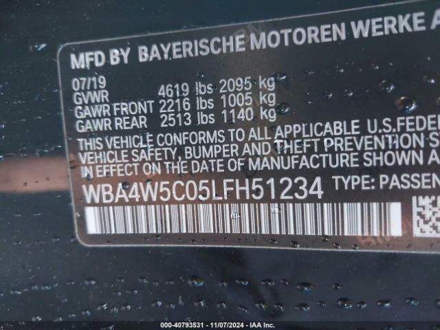 Photo 8 VIN: WBA4W5C05LFH51234 - BMW 430I 