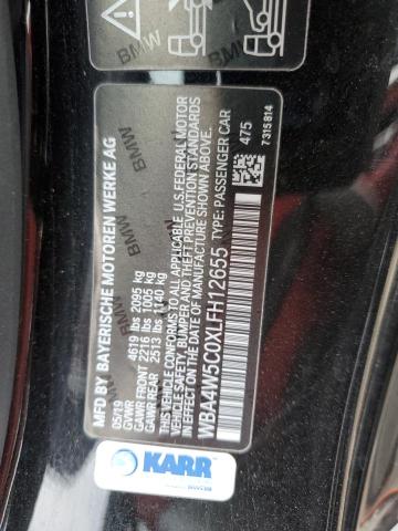 Photo 12 VIN: WBA4W5C0XLFH12655 - BMW 430XI 