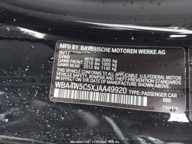 Photo 8 VIN: WBA4W5C5XJAA49920 - BMW 430I 