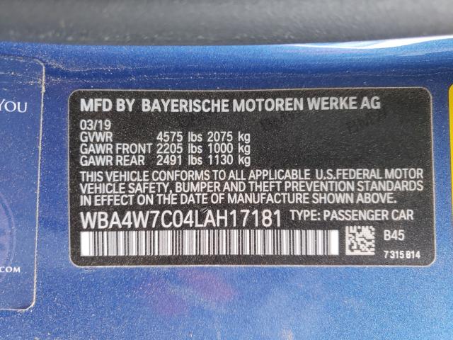 Photo 9 VIN: WBA4W7C04LAH17181 - BMW 440I 