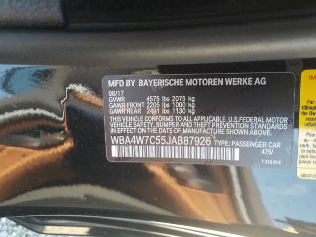 Photo 9 VIN: WBA4W7C55JAB87926 - BMW 440I 