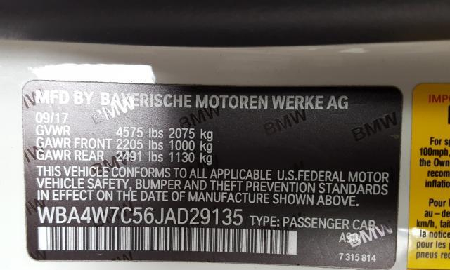 Photo 9 VIN: WBA4W7C56JAD29135 - BMW 440I 