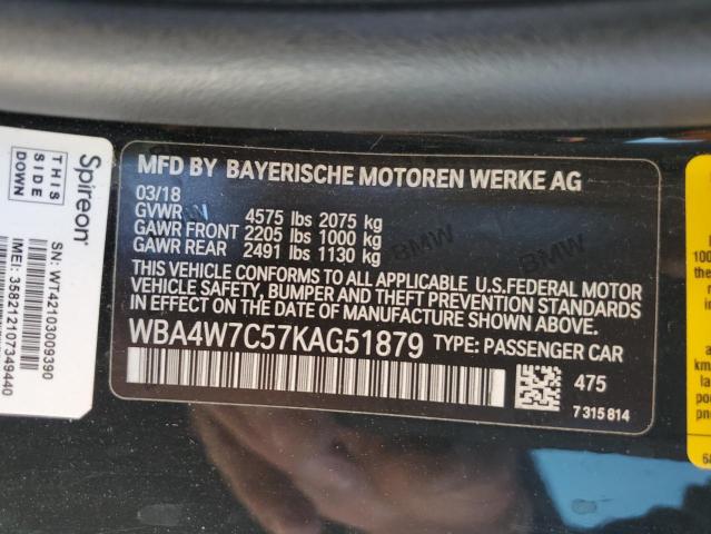 Photo 11 VIN: WBA4W7C57KAG51879 - BMW 440I 