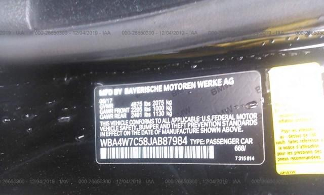 Photo 8 VIN: WBA4W7C58JAB87984 - BMW 440I 