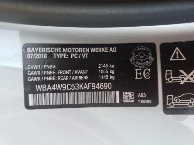 Photo 9 VIN: WBA4W9C53KAF94690 - BMW 440XI 