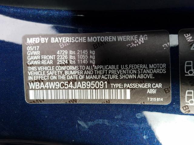 Photo 9 VIN: WBA4W9C54JAB95091 - BMW 440XI 