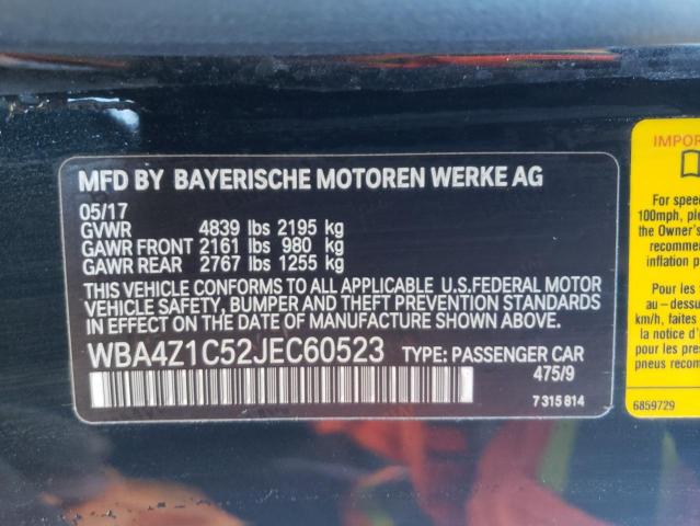 Photo 9 VIN: WBA4Z1C52JEC60523 - BMW 430I 