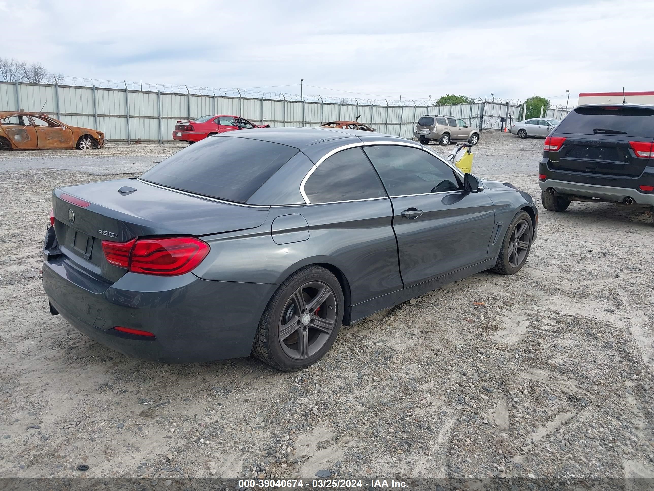 Photo 3 VIN: WBA4Z1C55JEA31222 - BMW 430I 