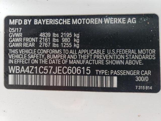 Photo 11 VIN: WBA4Z1C57JEC60615 - BMW 430I 