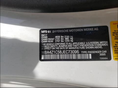 Photo 9 VIN: WBA4Z1C58JEC73096 - BMW 430I 