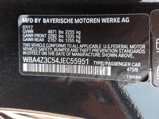 Photo 9 VIN: WBA4Z3C54JEC55951 - BMW 430XI 