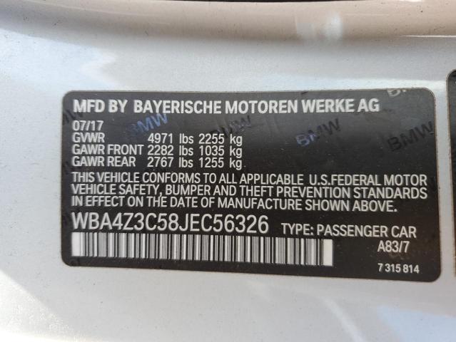 Photo 11 VIN: WBA4Z3C58JEC56326 - BMW 430XI 