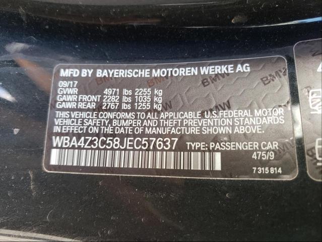 Photo 9 VIN: WBA4Z3C58JEC57637 - BMW 430XI 