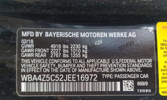 Photo 9 VIN: WBA4Z5C52JEE16972 - BMW 440I 