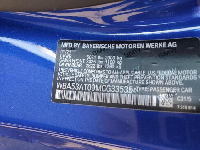 Photo 9 VIN: WBA53AT09MCG33535 - BMW M440I 