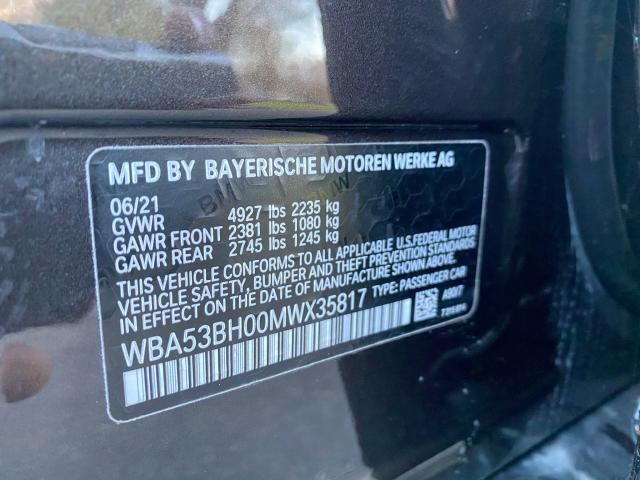 Photo 9 VIN: WBA53BH00MWX35817 - BMW 530 I 