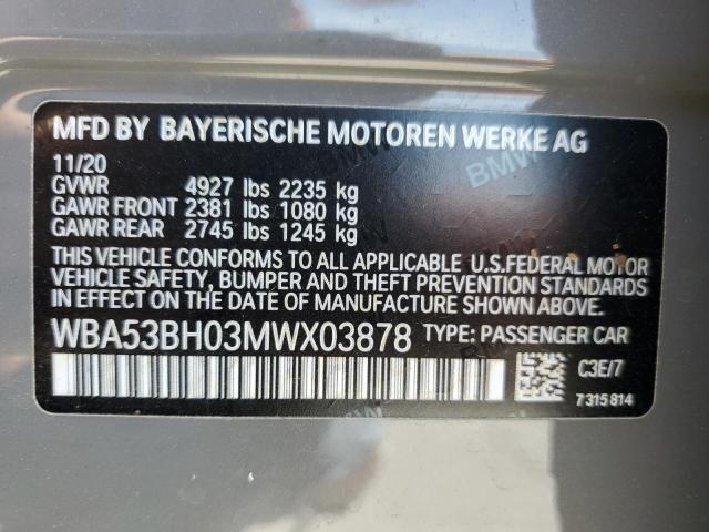 Photo 11 VIN: WBA53BH03MWX03878 - BMW 530 I 