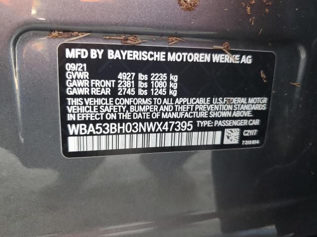 Photo 12 VIN: WBA53BH03NWX47395 - BMW 530 I 