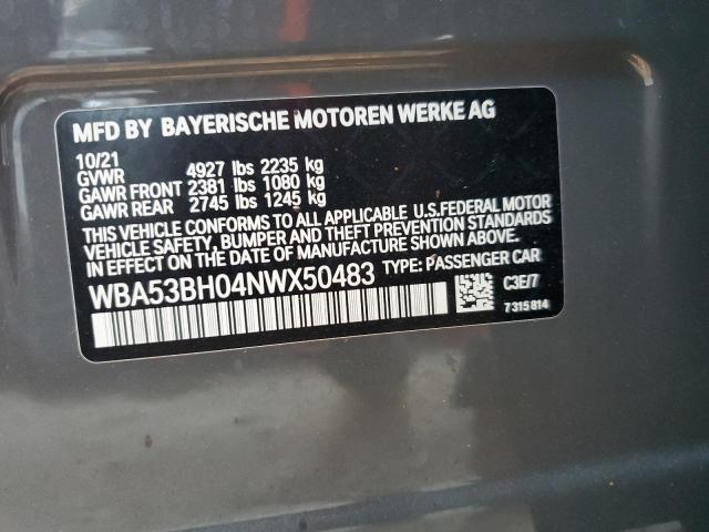 Photo 12 VIN: WBA53BH04NWX50483 - BMW 530 I 