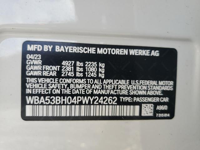 Photo 11 VIN: WBA53BH04PWY24262 - BMW 5 SERIES 