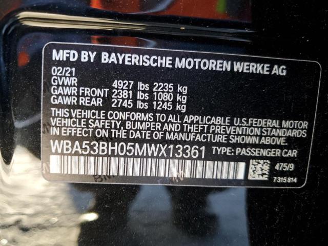 Photo 12 VIN: WBA53BH05MWX13361 - BMW 530 I 