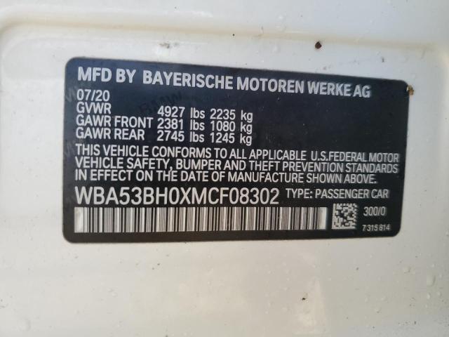 Photo 12 VIN: WBA53BH0XMCF08302 - BMW 530 I 