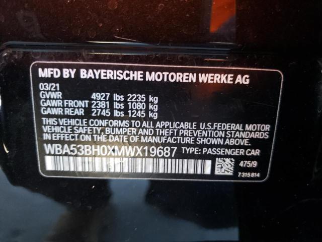 Photo 9 VIN: WBA53BH0XMWX19687 - BMW 530 I 