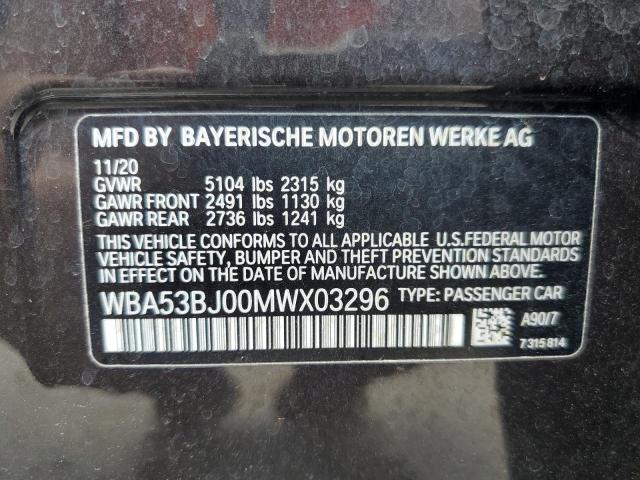 Photo 11 VIN: WBA53BJ00MWX03296 - BMW 540 I 