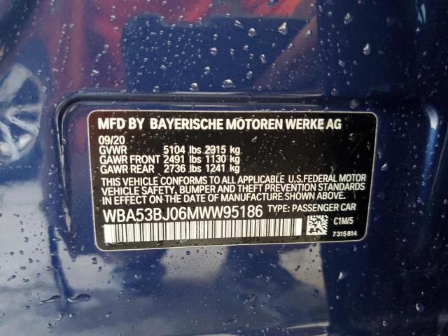 Photo 11 VIN: WBA53BJ06MWW95186 - BMW 540 I 