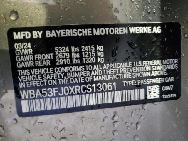 Photo 11 VIN: WBA53FJ0XRCS13061 - BMW 5 SERIES 