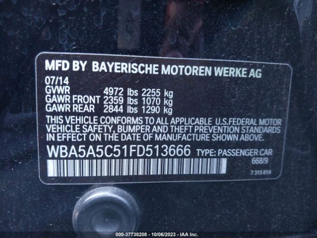 Photo 8 VIN: WBA5A5C51FD513666 - BMW 528I 