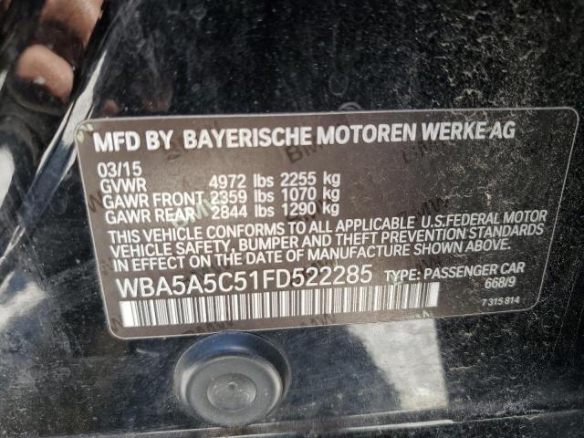 Photo 11 VIN: WBA5A5C51FD522285 - BMW 5 SERIES 