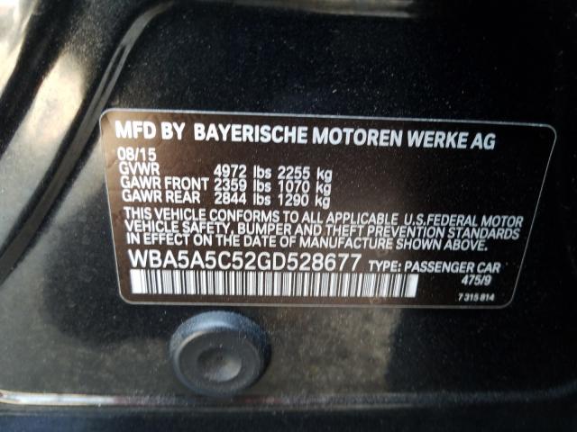 Photo 9 VIN: WBA5A5C52GD528677 - BMW 528 I 