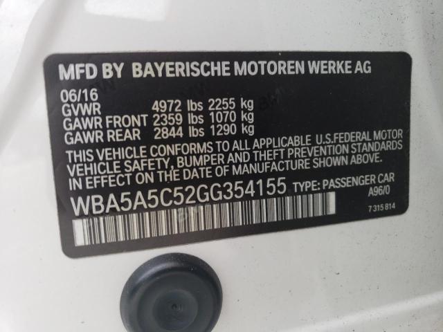 Photo 12 VIN: WBA5A5C52GG354155 - BMW 528 I 