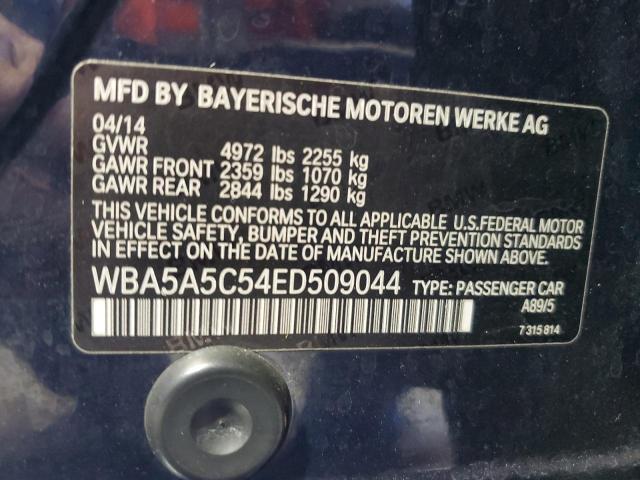 Photo 11 VIN: WBA5A5C54ED509044 - BMW 5 SERIES 